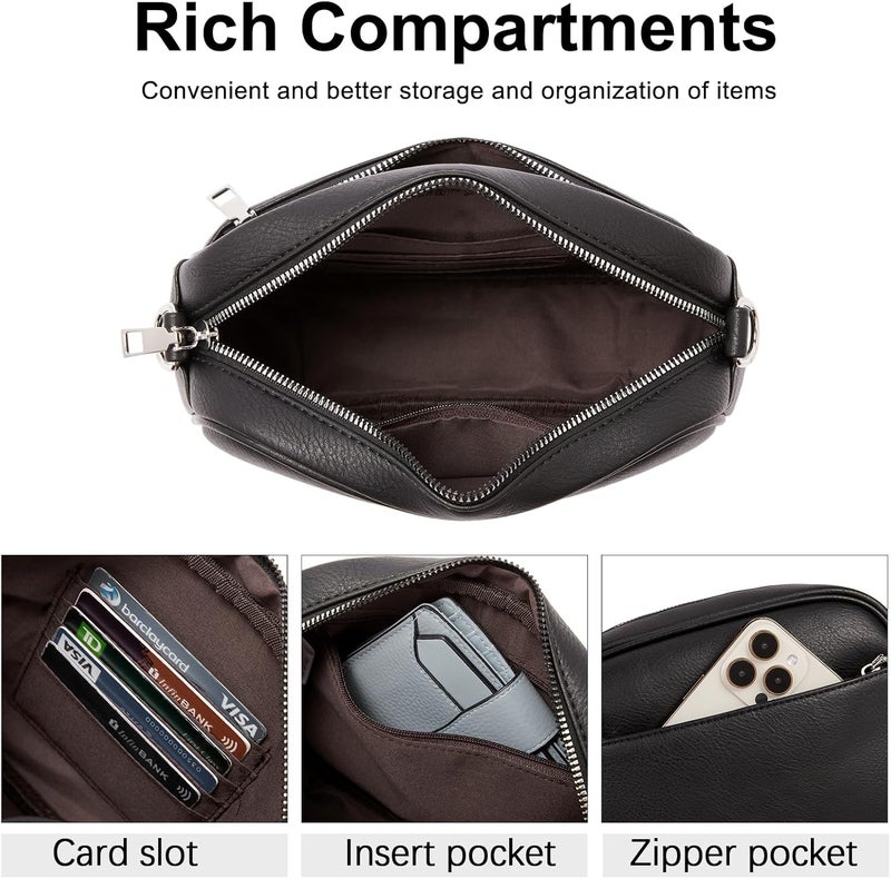 CLUCI Purses for Women Crossbody Bags for Women Cross Body Bag Crossbody Purse with Adjustable Wide Strap - Image 4